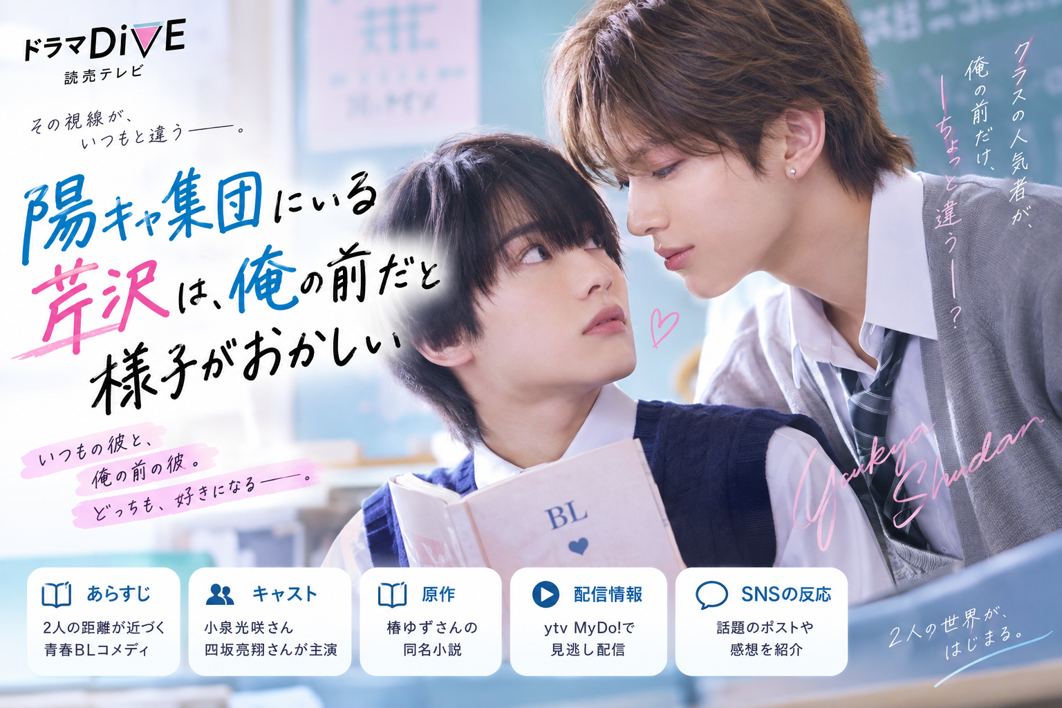 「陽キャ集団」とは?ドラマ『陽キャ集団にいる芹沢は、俺の前だと様子がおかしい』のあらすじ・キャスト・配信情報を解説 Aad5b171 409a 4a8d Bb4c 97c343f480ba